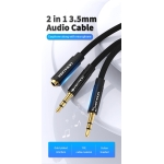 CABLE AUDIO 2X3.5MM TO 3.5MM/0.3M BBTBY VENTION - Image 11