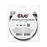 CABLE USB TO MICRO USB 1M/M/M CAC-1408 CLUB3D - Image 2