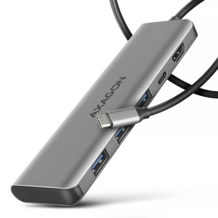 AXAGON I/O HUB USB-C 5IN1/1M HMC-5H AXAGON