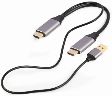 GEMBIRD I/O ADAPTER HDMI TO DP/BLACK A-HDMIM-DPM-01 GEMBIRD
