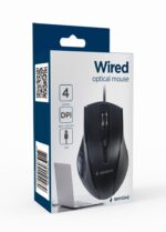 MOUSE USB OPTICAL/BLACK MUS-4B-02 GEMBIRD - Image 2