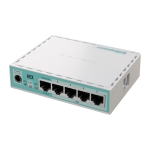 MIKROTIK NET ROUTER 10/100/1000M 5P HEX/E50UG MIKROTIK