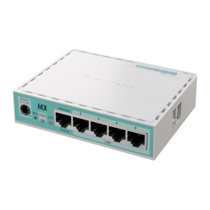 MIKROTIK NET ROUTER 10/100/1000M 5P HEX/E50UG MIKROTIK