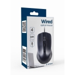MOUSE USB OPTICAL/BLACK MUS-4B-01 GEMBIRD - Image 2