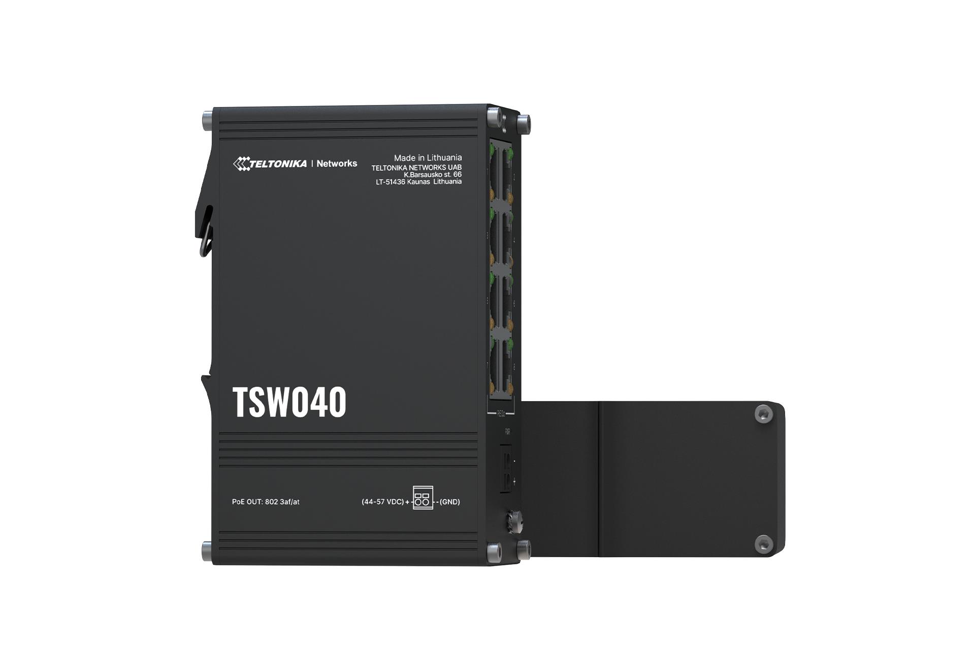 e9eb1efb-de00-4763-8f0d-eaafd9b113b6-1 TELTONIKA Switch|TELTONIKA|TSW040000000|PoE+ ports 8|240 Watts|TSW040 - Image 1