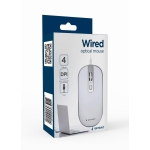 MOUSE USB OPTICAL WHITE/SILVER/MUS-4B-06-WS GEMBIRD - Image 3