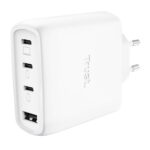 TRUST MOBILE CHARGER WALL MAXO 65W/4-PORT GAN WHITE 26068 TRUST