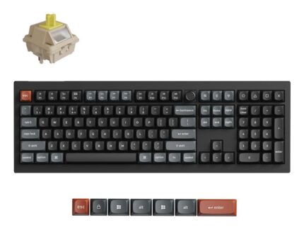 KEYCHRON KEYBOARD WRL V6 ULTRA/BLACK V6U-D4 KEYCHRON