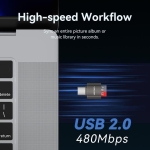 MEMORY READER USB-C/MICROSD CLMH0 VENTION - Image 4