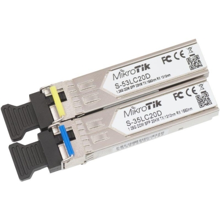 MIKROTIK NET TRANSCEIVER SFP PAIR/S-3553LC20D MIKROTIK