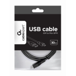 CABLE USB2 AM-MINI 30CM BLACK/CCP-USB2-AM5P-1 GEMBIRD - Image 2