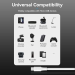 CABLE USB2.0 TO MICRO-B/2M WHITE CTIWH VENTION - Image 10