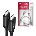 CABLE USB-C TO USB-C 2M 60W/BLACK BUCM3-CM20AB AXAGON - Image 7
