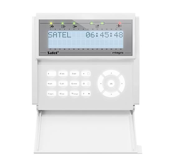 f1aec807-5e5c-446c-8e27-f43eb5bf4364-1 SATEL KEYPAD LCD /INTEGRA WHITE/INT-KLCD-W SATEL - Image 1