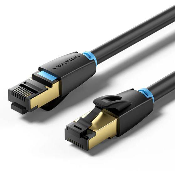 f2a91f22-2364-4034-9334-c111b657bca2 PATCH CABLE CAT.8 SFTP/0.5M BLACK IKABD VENTION - Image 1