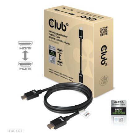 CLUB3D CABLE HDMI TO HDMI 2M/M/M CAC-1372 CLUB3D
