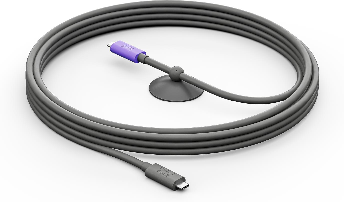 f3cc5664-b709-477b-82f8-48db48666e31-1 LOGITECH CABLE USB-C EXTENSION 5M/ACTIVE 952-000195 LOGITECH - Image 1