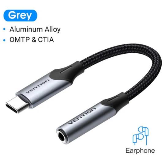 f527a6d6-a740-4c79-8772-5213379ac994 ADAPTER USB-C TO AUDIO 3.5MM/0.1M BGJHA VENTION - Image 1