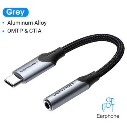 VENTION ADAPTER USB-C TO AUDIO 3.5MM/0.1M BGJHA VENTION