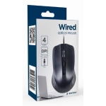 MOUSE USB OPTICAL BLACK/MUS-4B-01L GEMBIRD - Image 3