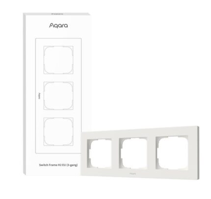 AQARA SMART SWITCH FRAME H2 (3-GANG)/WHITE FE-X02D-W AQARA