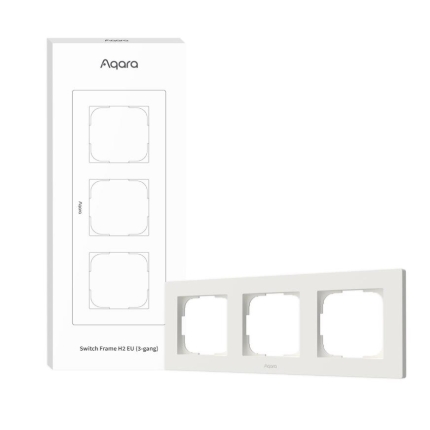 AQARA SMART SWITCH FRAME H2 (3-GANG)/WHITE FE-X02D-W AQARA
