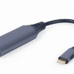 GEMBIRD I/O ADAPTER USB-C TO VGA/GREY A-USB3C-VGA-01 GEMBIRD