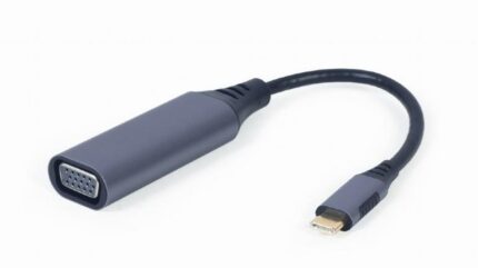 GEMBIRD I/O ADAPTER USB-C TO VGA/GREY A-USB3C-VGA-01 GEMBIRD