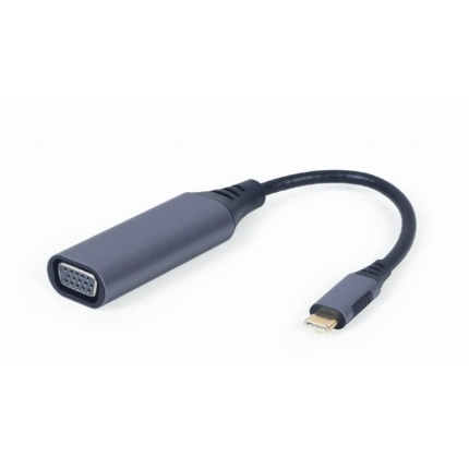 GEMBIRD I/O ADAPTER USB-C TO VGA/GREY A-USB3C-VGA-01 GEMBIRD