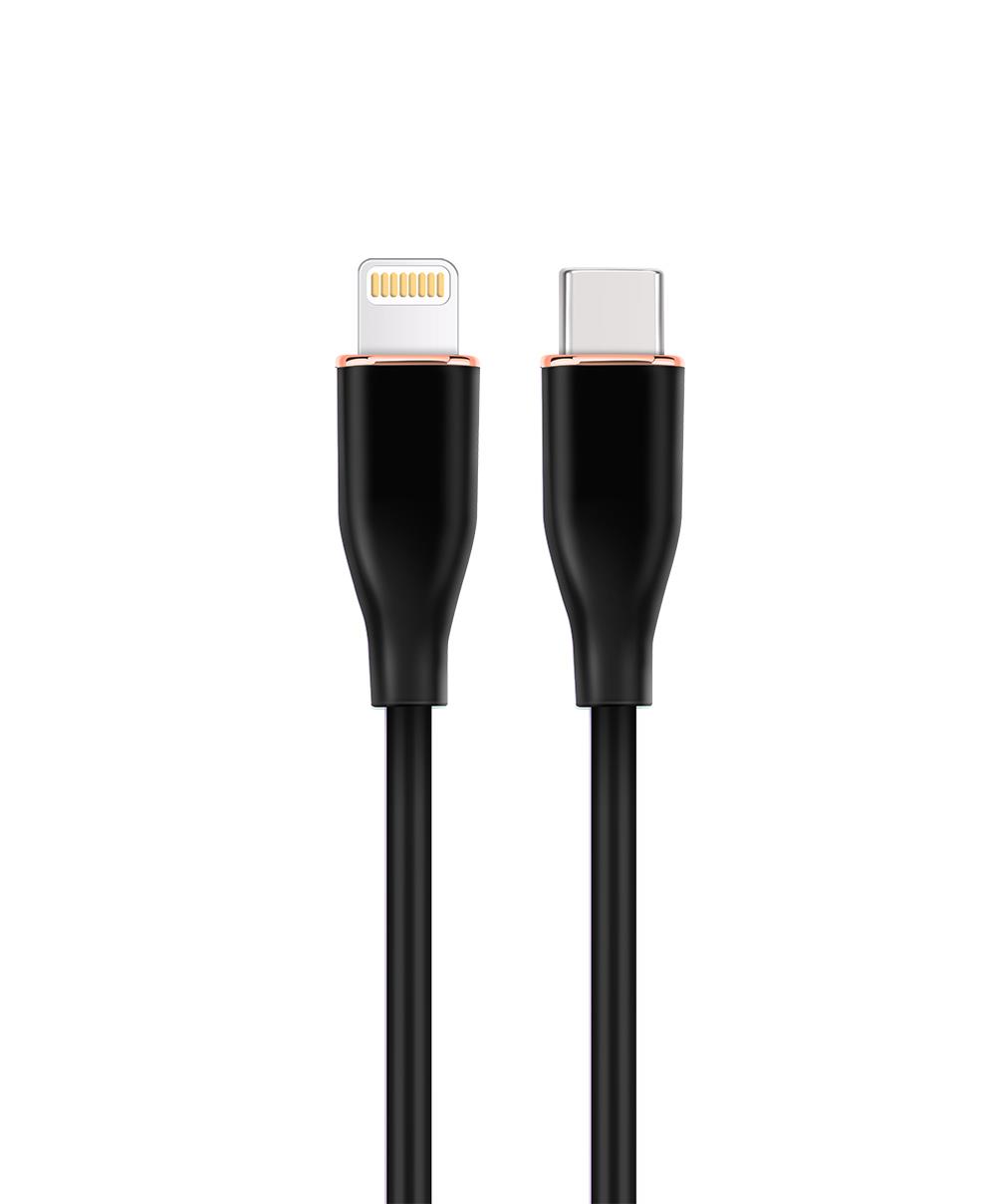 f90758c9-622a-4f32-8f2c-e37a7c8699ba CABLE LIGHTNING TO USB-C 1.5M/CC-USB2S-CM8PM-1.5M-BK GEMBIRD - Image 1