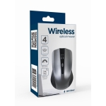 MOUSE USB OPTICAL WRL BLACK/GREY MUSW-4B-04-BG GEMBIRD - Image 2