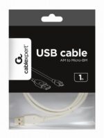 CABLE USB2 TO MICRO-USB 1M/CCP-MUSB2-AMBM-W-1M GEMBIRD - Image 3