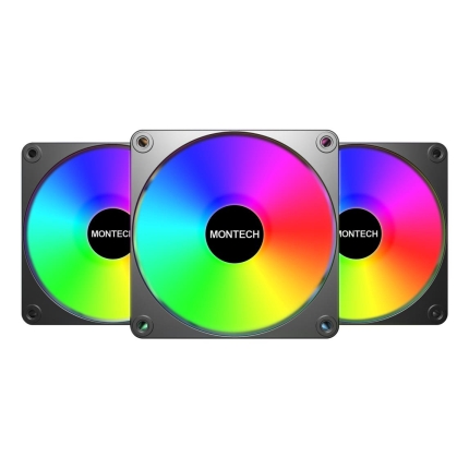 MONTECH CASE FAN 120MM GF120R V2/ARGB PWM 3I1 (B) MONTECH