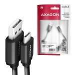 CABLE USB-C TO USB2.0 0.6M/TWISTER BLK BUCM-AM10TB AXAGON - Image 6