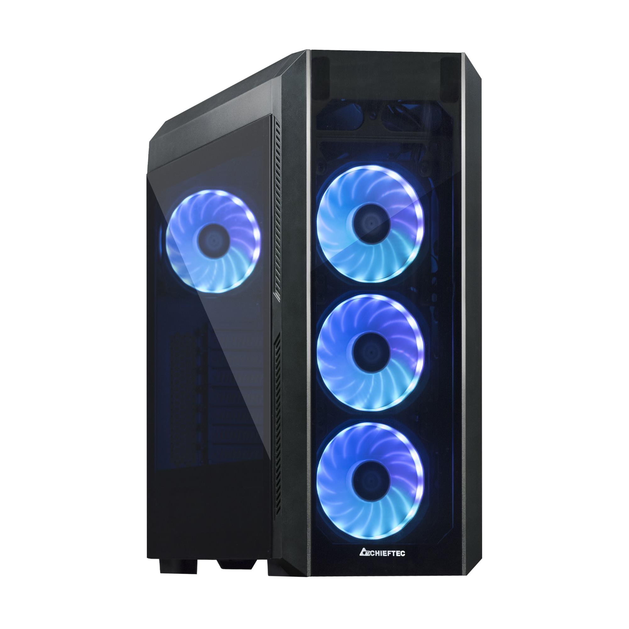 fe59aadc-58e5-4bba-a658-3636412d259e-1 CHIEFTEC Case|CHIEFTEC|ATX/micro ATX/Mini-ITX|Black|Tower|PC|Scorpion 3|GL-03B-OP - Image 1