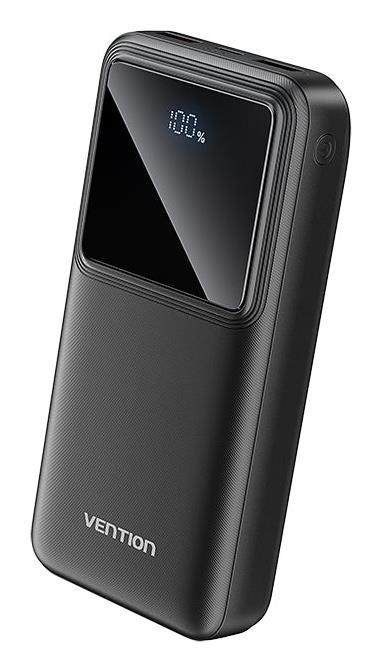 00a5f11c-097f-4daa-ba48-88486551c52f VENTION POWER BANK USB 20000MAH 22.5W/BLACK FHLB0 VENTION - Image 1
