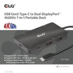 NB ACC DOCKING STATION 7IN1/USB-C 100W CSV-1598 CLUB3D - Image 7