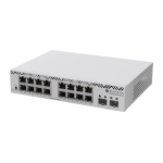 Switch MIKROTIK 16x10Base-T / 100Base-TX / 1000Base-T CSS318-16G-2S+IN - Image 2