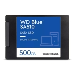 SSD SANDISK Blue SA510 POWERED BY SANDISK 500 GB Serial ATA III Write speed 510 MB/s Read speed 560 MB/s 2.5" 200xTBW rating MTBF 17500000 h WDS500G3B0A