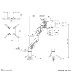 MONITOR ACC DESK MOUNT 57"/DS70-256BL1 NEOMOUNTS - Image 19