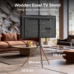 TV SET ACC FLOOR STAND /32-65"/BLACK TS1220-B ONKRON - Image 2