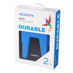 External HDD ADATA HD680 2TB USB 3.1 Colour Blue AHD680-2TU31-CBL - Image 2