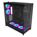 Case MONTECH HS02 PRO MidiTower Case product features Removeable HDD basket/Transparent panel Not included ATX MicroATX MiniITX Colour Black HS02PRO(B) - Image 2