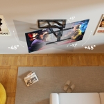 TV SET ACC WALL MOUNT /32-90"/BLACK SM6L-B ONKRON - Image 4