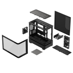 Case ASUS micro ATX/Mini-ITX Black Midi Tower PC Prime AP202 ARGB PRIMEAP202TG - Image 17