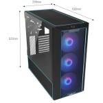 Case LIAN LI LANCOOL III MidiTower Case product features Transparent panel ATX EATX MicroATX MiniITX Colour Black G99.LAN3RX.00 - Image 6