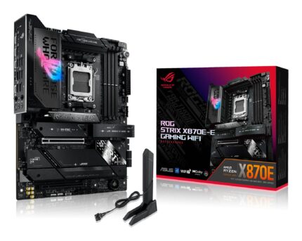 ASUS Mainboard|ASUS|AMD X870E|SAM5|ATX|Memory DDR5|Memory slots 4|1xPCI-Express 4.0 16x|1xPCI-Express 5.0 16x|5xM.2|1xHDMI|9xUSB 3.2|2xUSB-C|2xUSB4|1xOptical S/PDIF|STRIXX870E-EGAMINGWIFI
