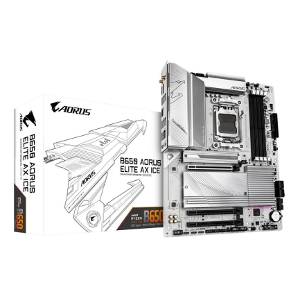 Mainboard GIGABYTE AMD B650 SAM5 ATX Memory DDR5 Memory slots 4 B650AELITEAXICE1.1