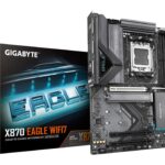 GIGABYTE Mainboard|GIGABYTE|AMD X870|SAM5|ATX|Memory DDR5|Memory slots 4|2xPCI-Express 3.0 1x|1xPCI-Express 5.0 16x|3xM.2|1xHDMI|4xUSB 2.0|4xUSB 3.2|2xUSB-C|1xRJ45|3xAudio port|X870EAGLEWIFI71.1
