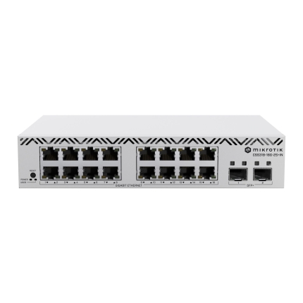 Switch MIKROTIK 16x10Base-T / 100Base-TX / 1000Base-T CSS318-16G-2S+IN